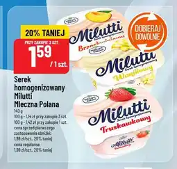 Polomarket Serek homogenizowany Milutti Mleczna Polana oferta