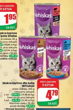 Dino Karma dla kota z tuńczykiem w galaretce Whiskas oferta