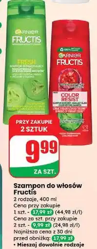 Dino Szampon wzmacniający do włosów normalnych, szybko przetłuszczających się Garnier Fructis Fresh oferta