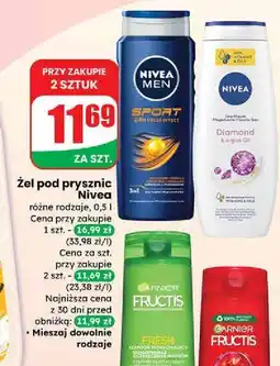 Dino Żel pod prysznic diamond & argan oil Nivea oferta