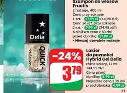 Dino Lakier do paznokci quick hybrid bez lampy Delia Cosmetics oferta