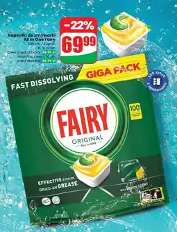 Dino Tabletki do zmywarki lemon Fairy All In 1 oferta