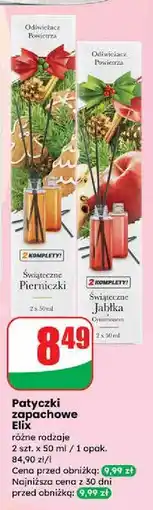 Dino Odświeżacz powietrza świąteczne jabłka z cynamonem Elix oferta