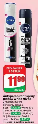 Dino Antyperspirant original Nivea Men Invisible Black & White oferta