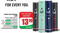 Dino Lakier do włosów cashmere Taft Power oferta