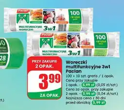 Dino Woreczki multifunkcyjne 3w1 Paclan oferta