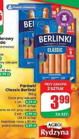Dino Parówki classic Morliny Berlinki oferta