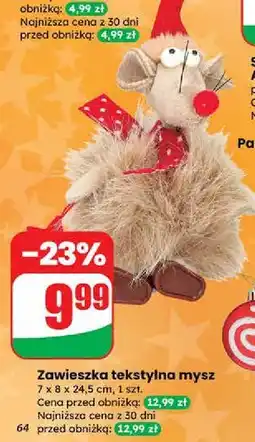 Dino Zawieszka tekstylna mysz oferta