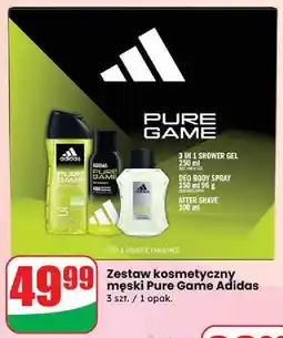 Dino Zestaw w pudełku pure game żel pod prysznic 250 ml + dezodorant 150 woda po goleniu 100 Adidas oferta