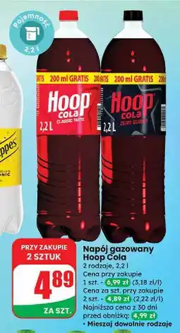 Dino Napój Hoop Cola Zero oferta