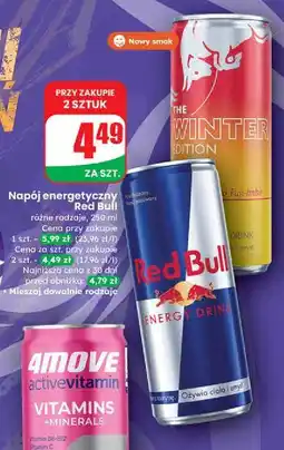 Dino Napój energetyczny jabłko fuji imbir Red Bull The Winter Edition oferta