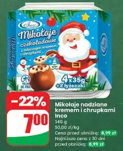 Dino Mikołaje czekoladowe z mlecznym kremem i chrupkami Inco oferta