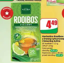 Dino Herbata trawa cytrynowa i limonka Astra Rooibos oferta