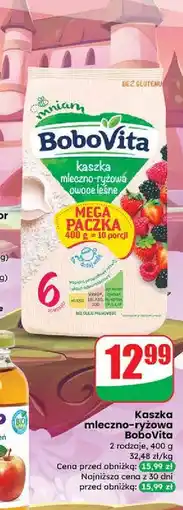 Dino Kaszka mleczno-ryżowa owoce leśne Bobovita oferta