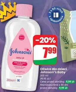 Dino Oliwka łagodna Johnson's Baby oferta