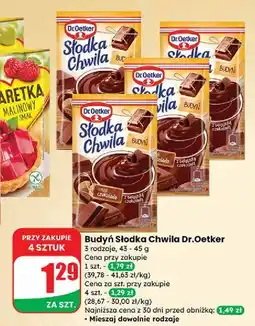 Dino Budyń czekoladowy Dr. Oetker Słodka Chwila oferta