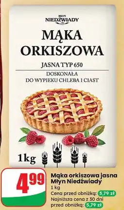 Dino Mąka orkiszowa pełnoziarnista Młyn Niedźwiady oferta