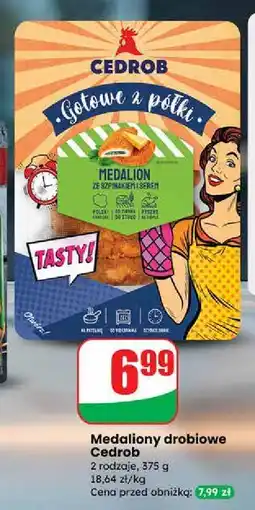 Dino Medalion ze szpinakiem i serem Cedrob oferta