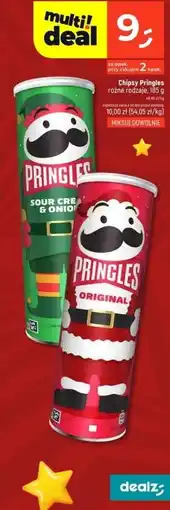 Dealz Chipsy Pringles różne rodzaje 185g oferta
