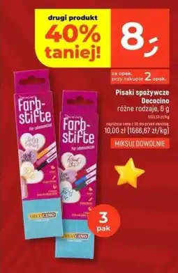 Dealz Pisaki spożywcze Decocino różne rodzaje 6g oferta