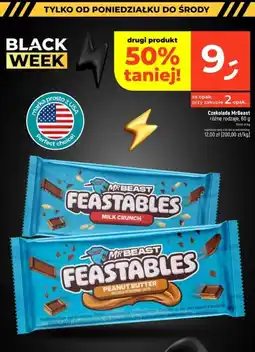 Dealz Czekolada MrBeast Feastables Peanut Butter, 60 g oferta