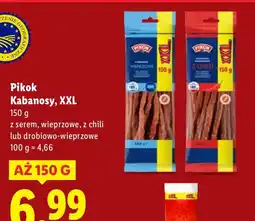 Lidl Kabanosy XXL Pikok oferta