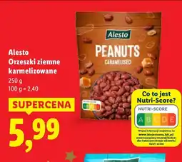 Lidl Orzeszki ziemne karmelizowane Alesto oferta