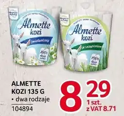 Selgros Ser kozi Almette 135g dwa rodzaje oferta