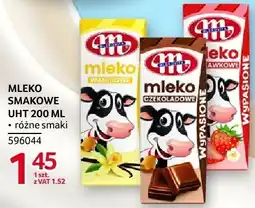 Selgros Mleko smakowe UHT 200ml różne smaki Mlekovita oferta