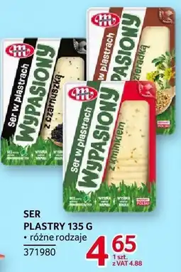 Selgros Ser plastry Mlekovita 135g różne rodzaje oferta