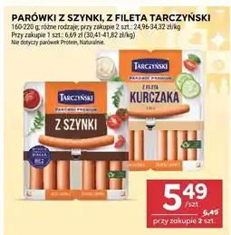 Stokrotka Parówki z szynki, z fileta tarczyński 160-220 g różne rodzaje oferta