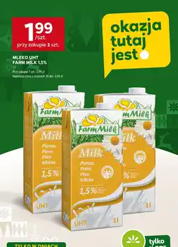 Stokrotka Mleko UHT Farm Milk 1,5% oferta
