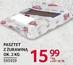 Selgros Pasztet z żurawiną Indykpol ok. 2kg oferta