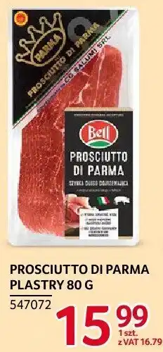 Selgros Prosciutto di Parma plastry Bell 80g oferta