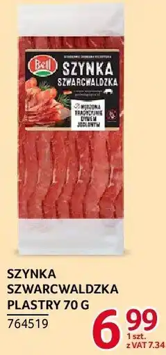 Selgros Szynka szwarcwaldzka plastry Bell oferta