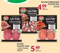 Selgros Salami plastry Bell 100g różne rodzaje oferta