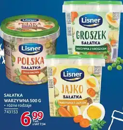 Selgros Sałatka warzywna Lisner 500g różne rodzaje oferta