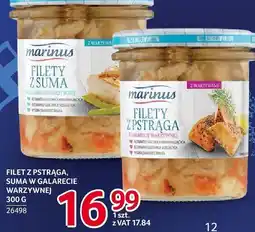 Selgros Filet z pstrąga, suma w galarecie warzywnej Marinus 300g oferta