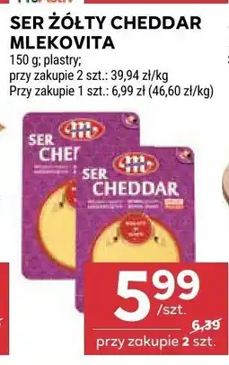 Stokrotka Ser żółty Cheddar Mlekovita oferta