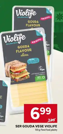 Stokrotka Ser Gouda Vege Violife plastry Flora Food oferta