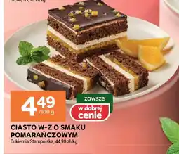 Stokrotka Ciasto W-Z o smaku pomarańczowym Cukiernia Staropolska oferta