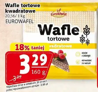 Wafle tortowe kwadratowe EUROWAFEL