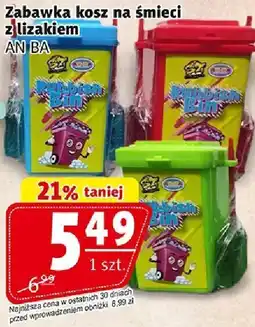 Prim Market Zabawka kosz na śmieci z lizakiem ANIBA oferta