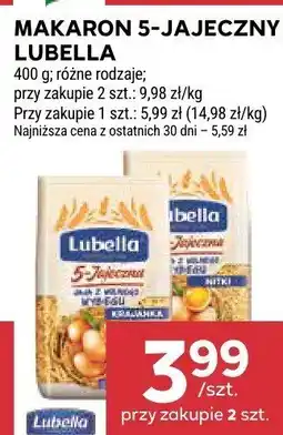 Stokrotka Makaron 5-jajeczny Lubella, różne rodzaje oferta