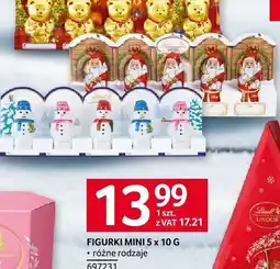 Selgros Figurki Mini Lindt 5 x 10 g różne rodzaje oferta