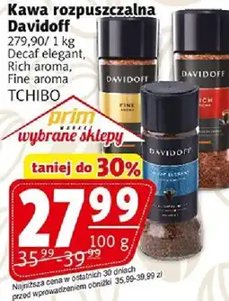 Prim Market Kawa rozpuszczalna Davidoff Tchibo 100 g Rich aroma, Fine aroma oferta