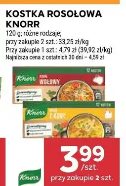 Stokrotka Kostka rosołowa Knorr, różne rodzaje oferta