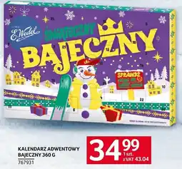 Selgros Kalendarz adwentowy Bajeczny E.Wedel 360 g oferta
