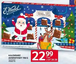 Selgros Kalendarz adwentowy E.Wedel 196 g oferta