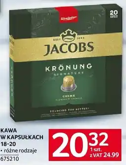 Selgros Kawa w kapsułkach Jacobs 18-20 oferta